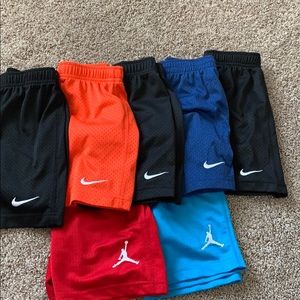 Nike and Jordan basketball shorts